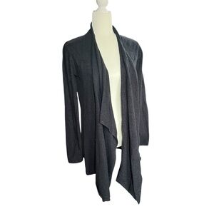 Barefoot dreams black waterfall cardigan